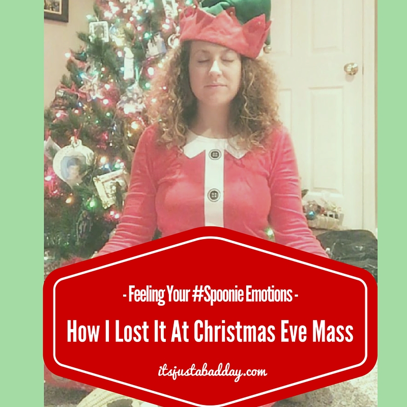I'll Admit I Lost It On Christmas Eve. Feeling our emotions is so important. If we don't take the time to really explore how we're truly feeling, those emotions will just creep up on us and overtake our bodies when we least expect it! | itsjustabadday.com