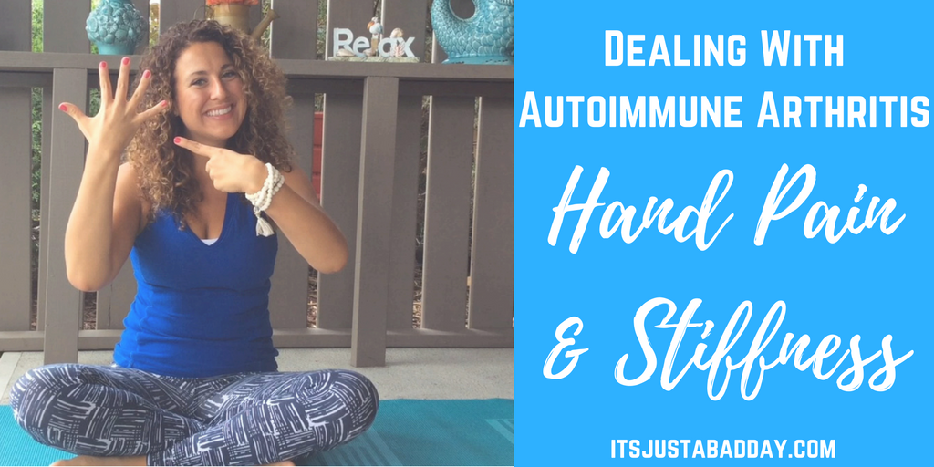 Dealing With Autoimmune Arthritis Hand Pain & Stiffness | itsjustabadday.com Psoriatic Arthritis, Rheumatoid Arthritis, Autoimmune, Lupus
